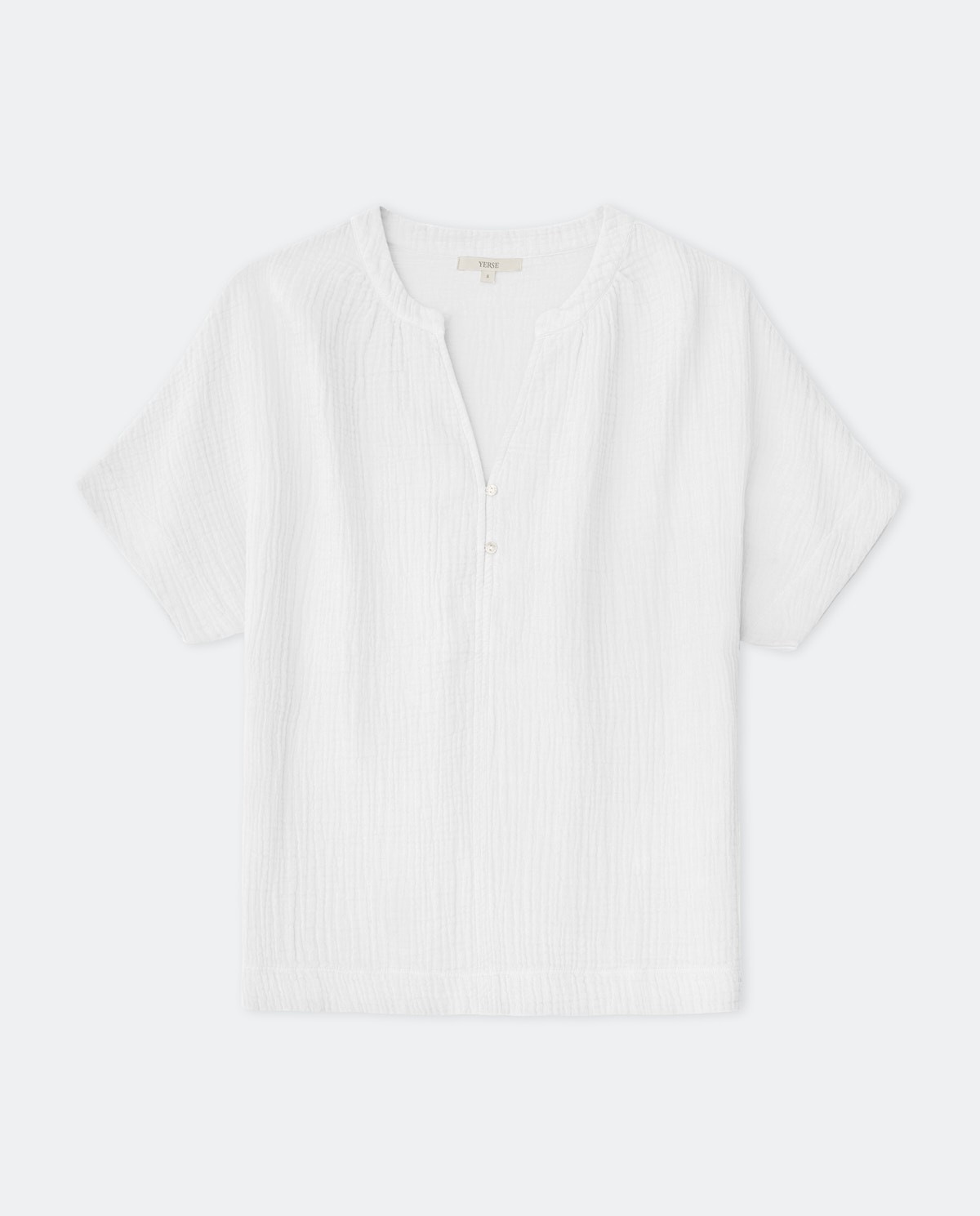 Camisa 100 % cotó Blanc 1