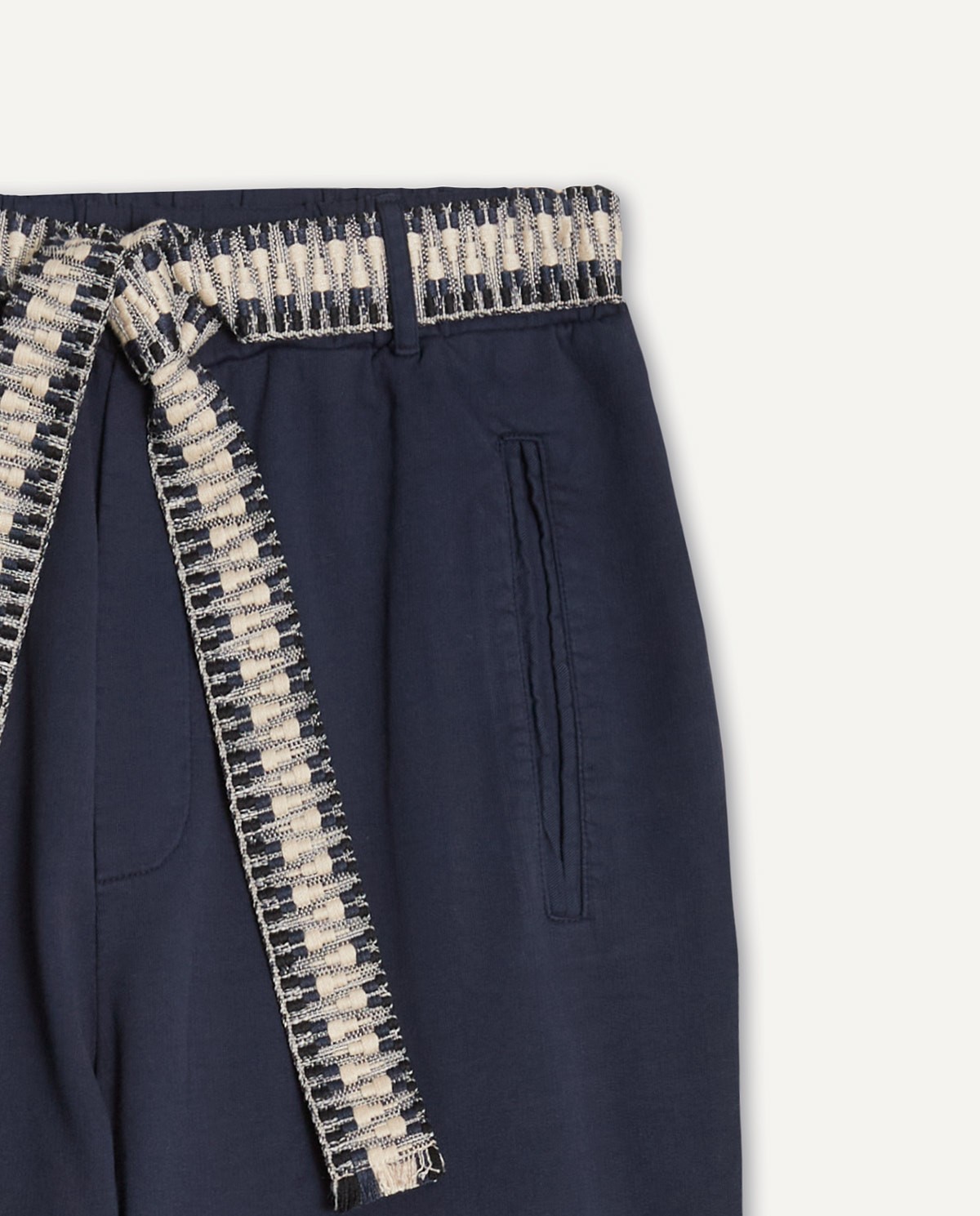 Pantalon 100 % coton Navy 4