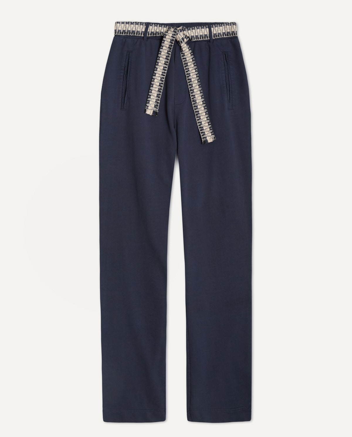 100% cotton trousers Navy 3