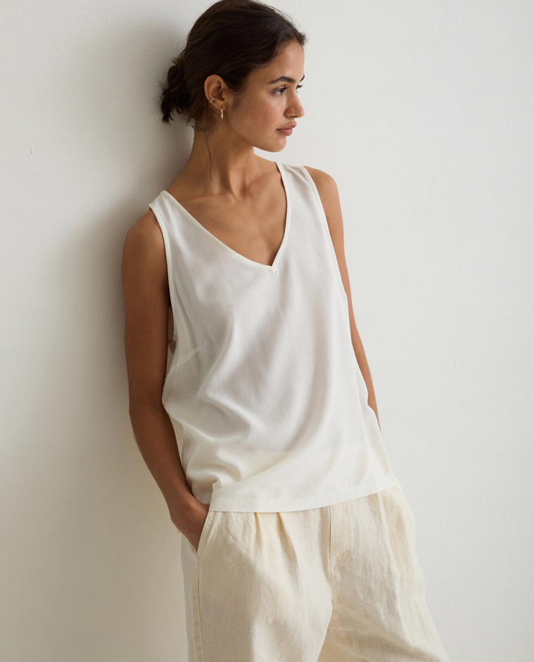 Flowy camisole top Natural