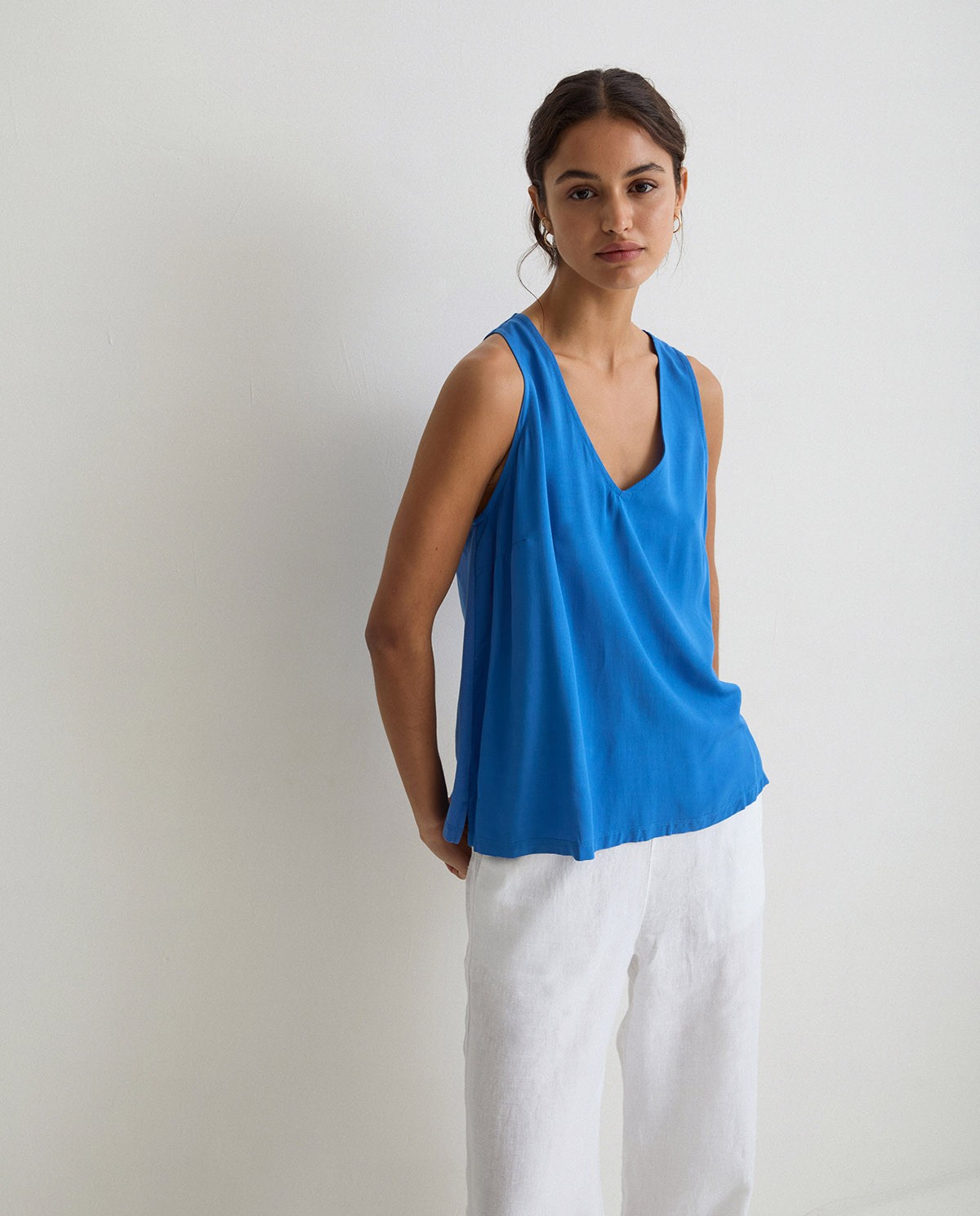 Flowy camisole top Blue 1