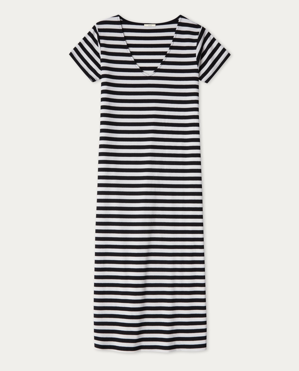 Striped midi dress Black stripes 4