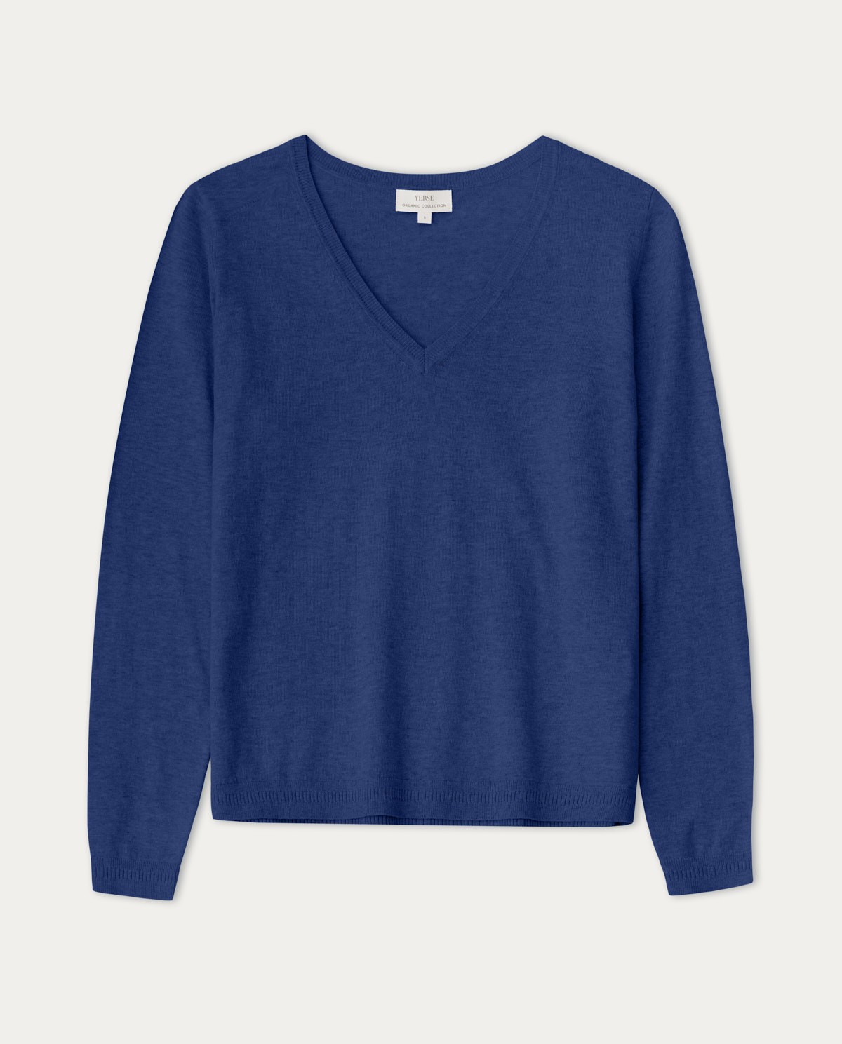 Organic-cotton sweater Navy 3
