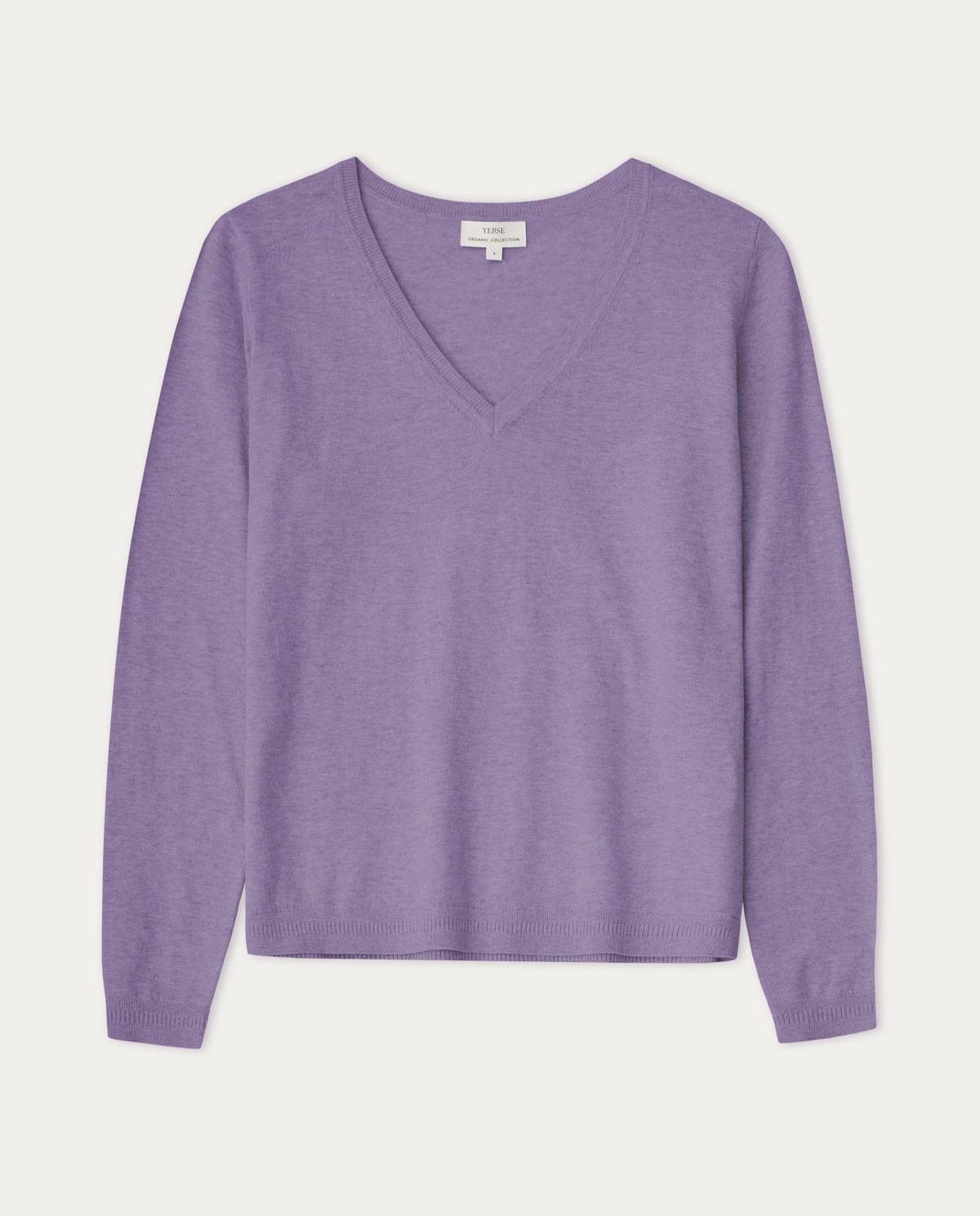 Organic-cotton sweater Purple 2