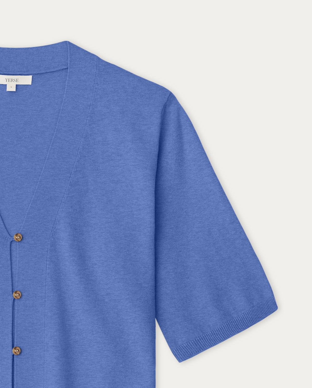 Short-sleeve cardigan Blue 4
