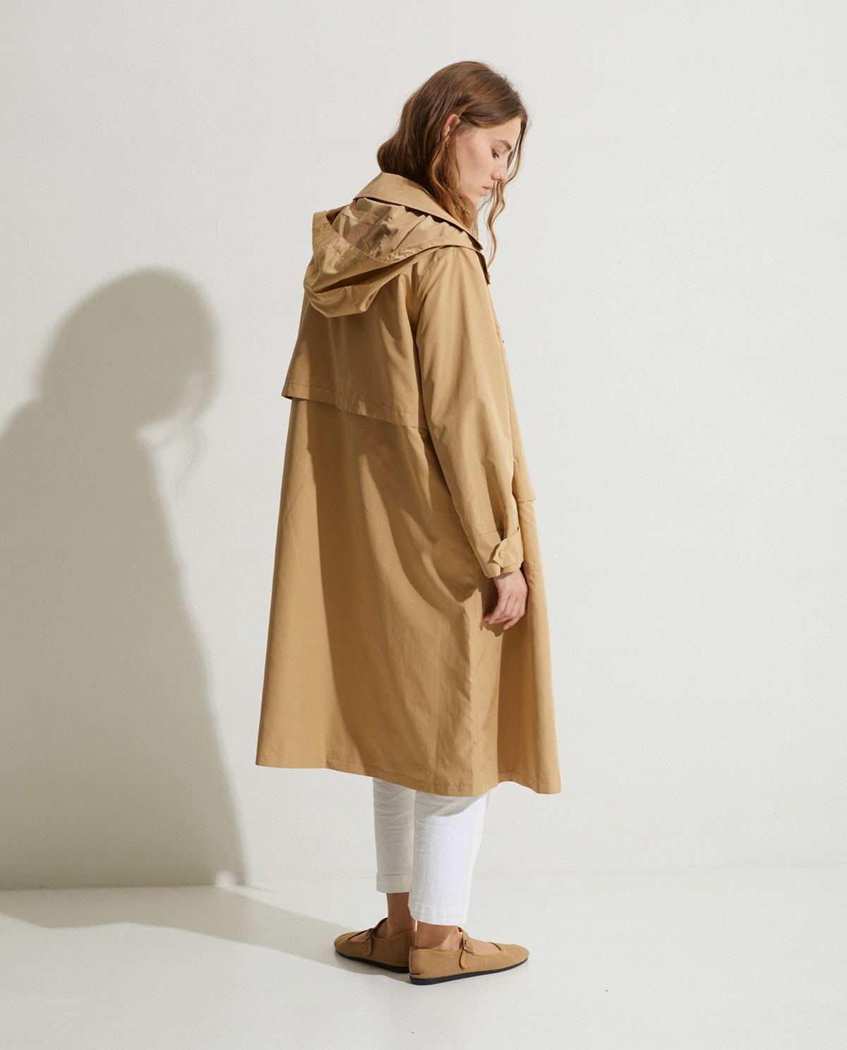 Trench-coat imperméable Camel 1