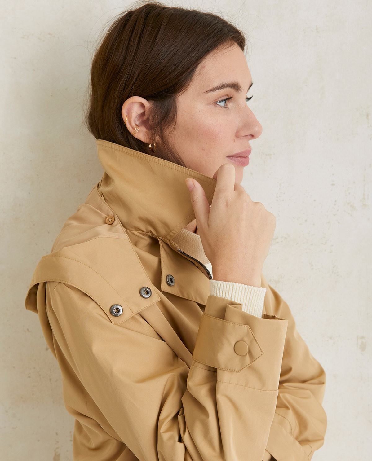 Trench-coat imperméable Camel 3