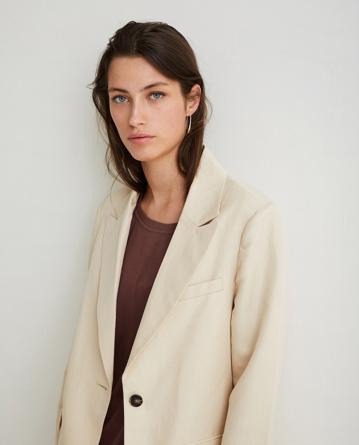 Linen suit coat Natural 1