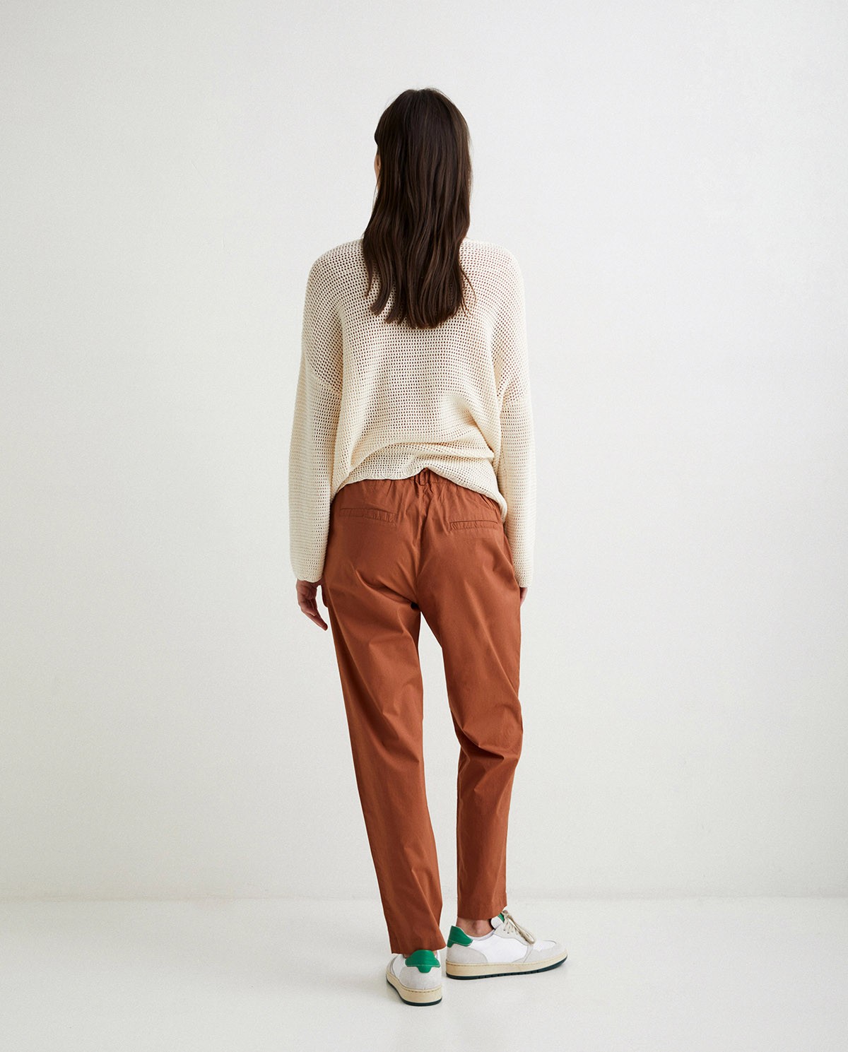 100% cotton trousers Chocolate 3