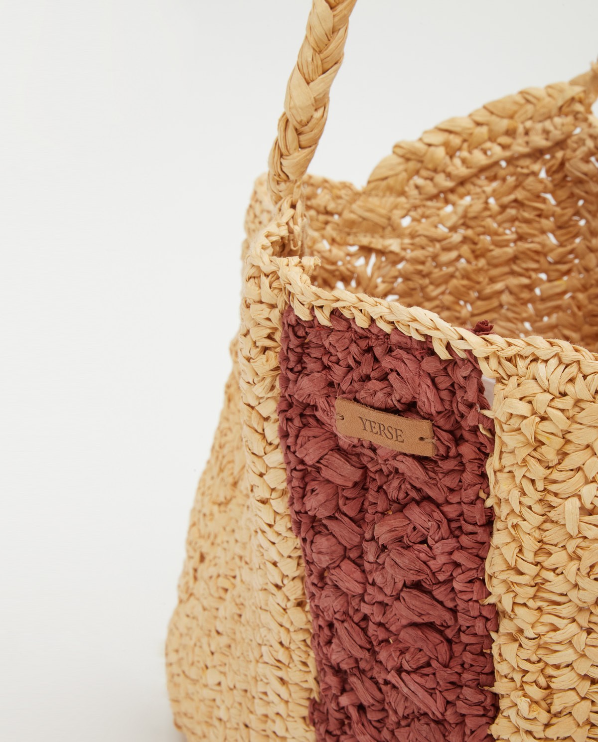 Handmade raffia bag Natural 1