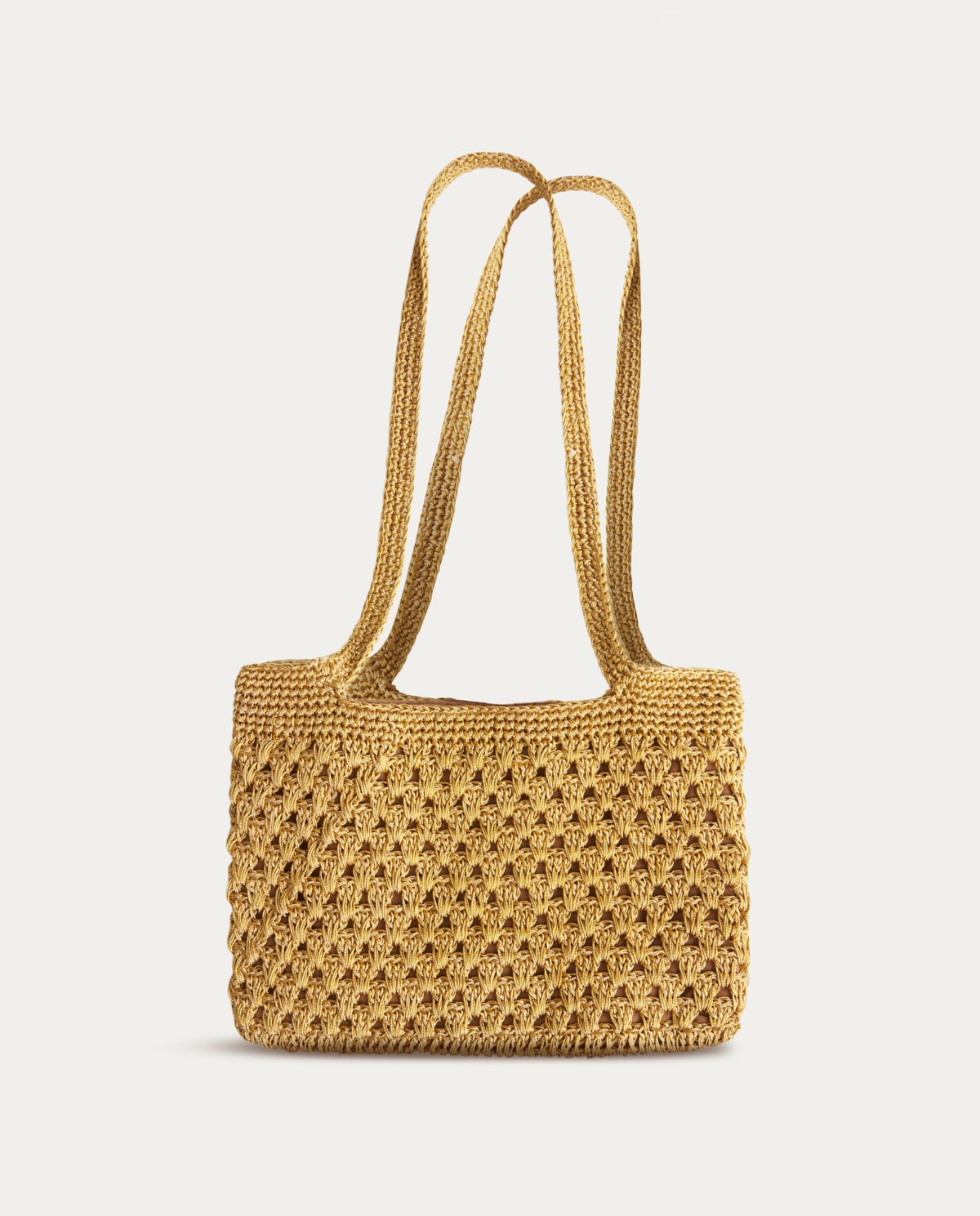 Metallic crochet bag GOLD 1