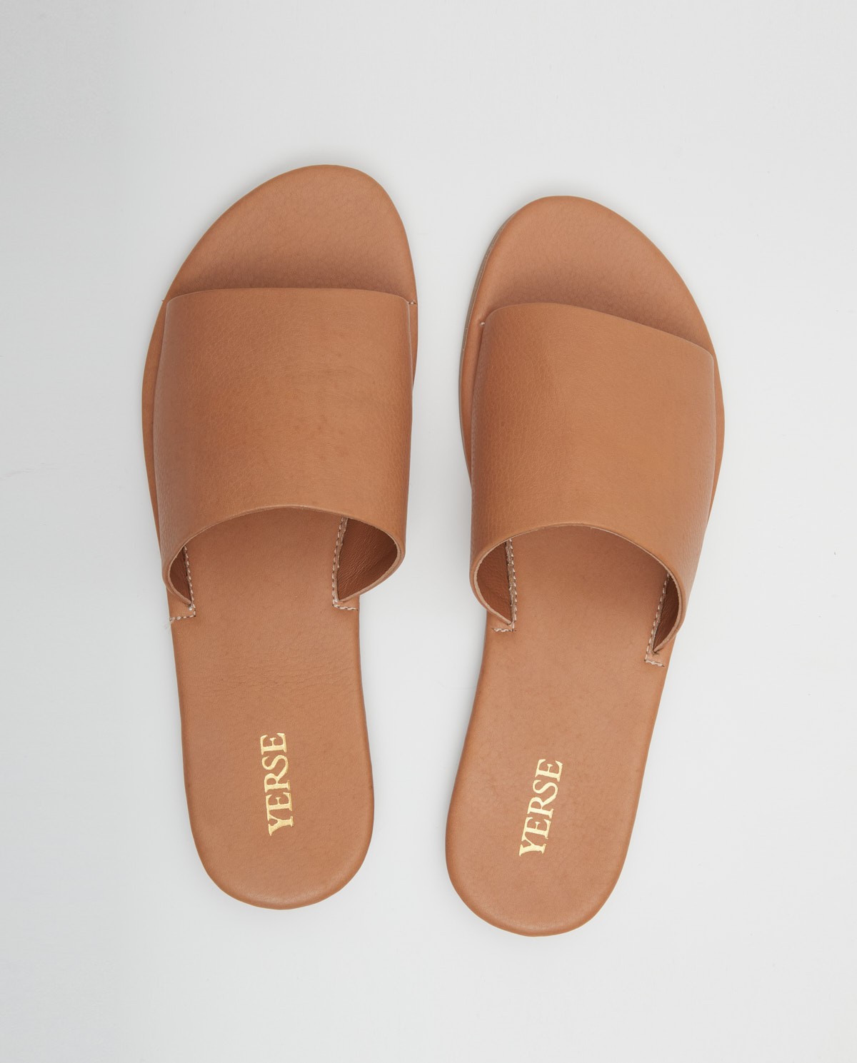 100% leather sandals CAMEL 2