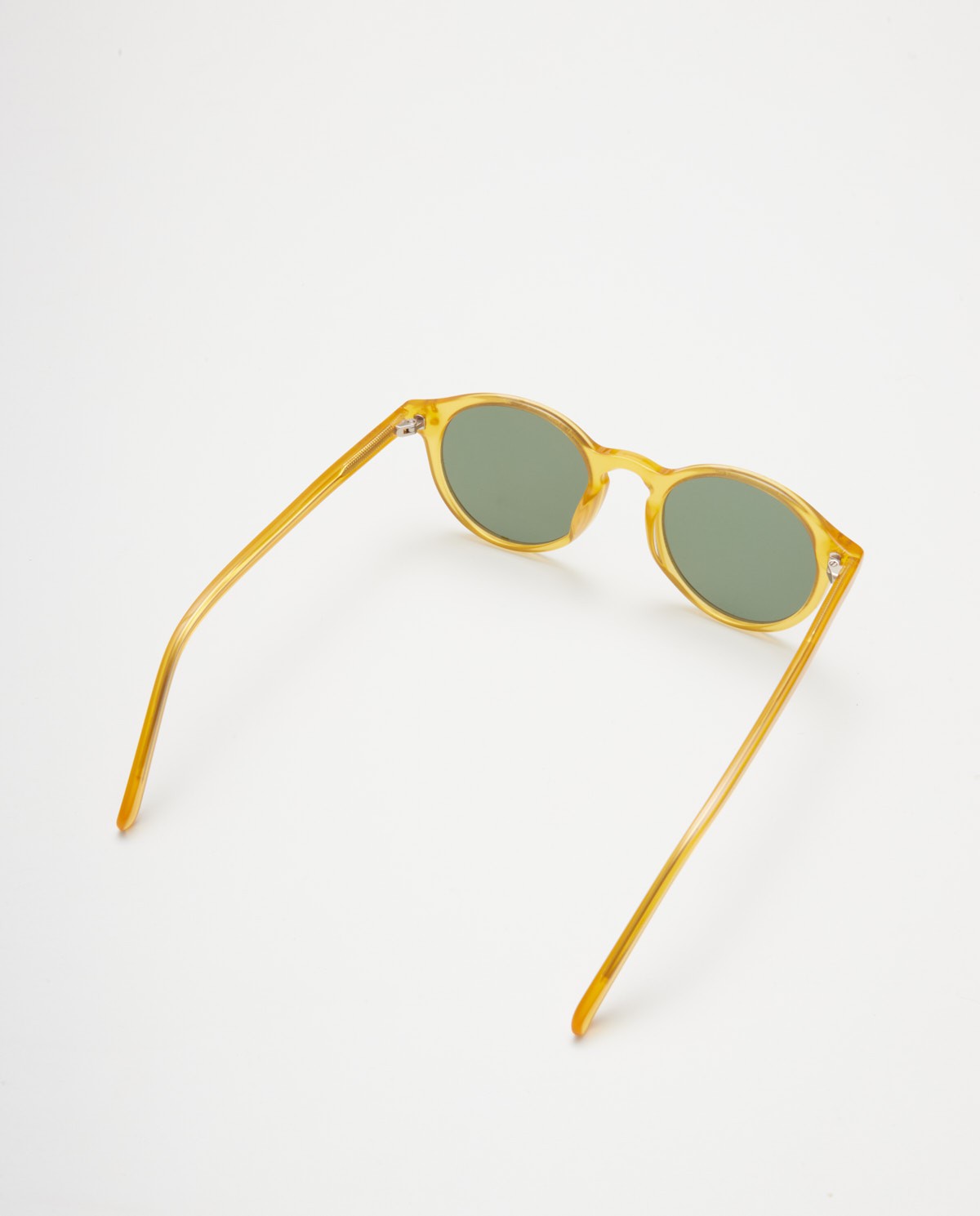 tortoiseshell round glasses amber