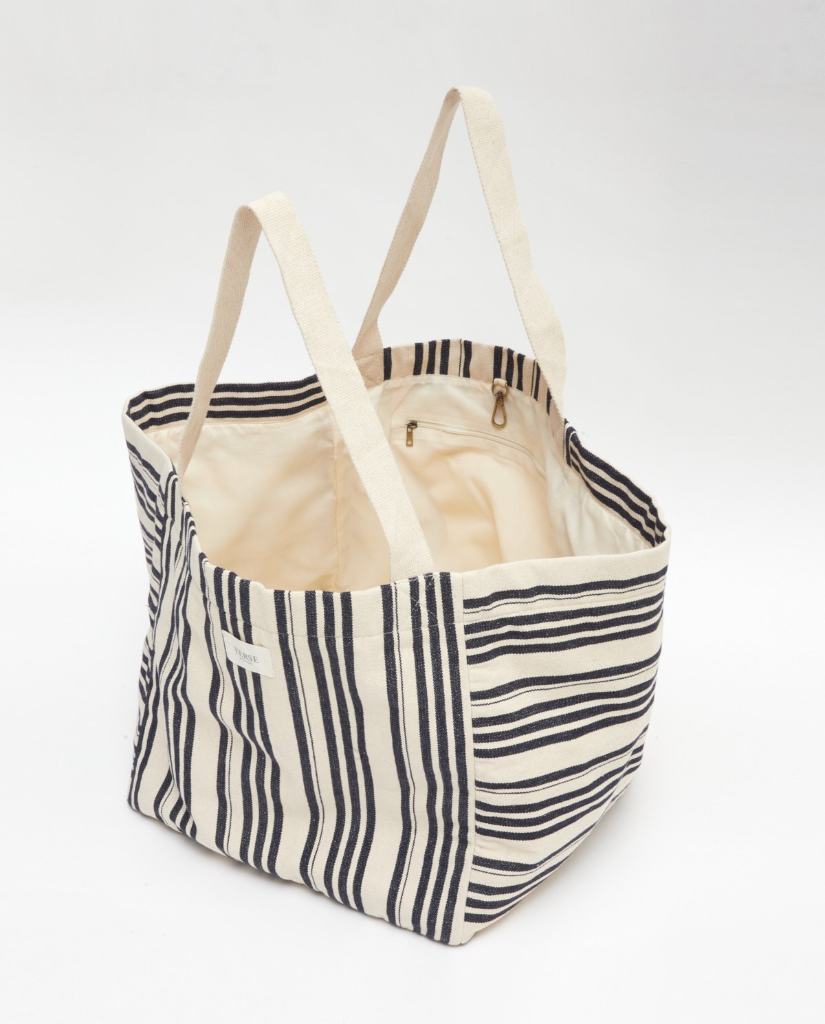 Shopper bag stripes Blue 2