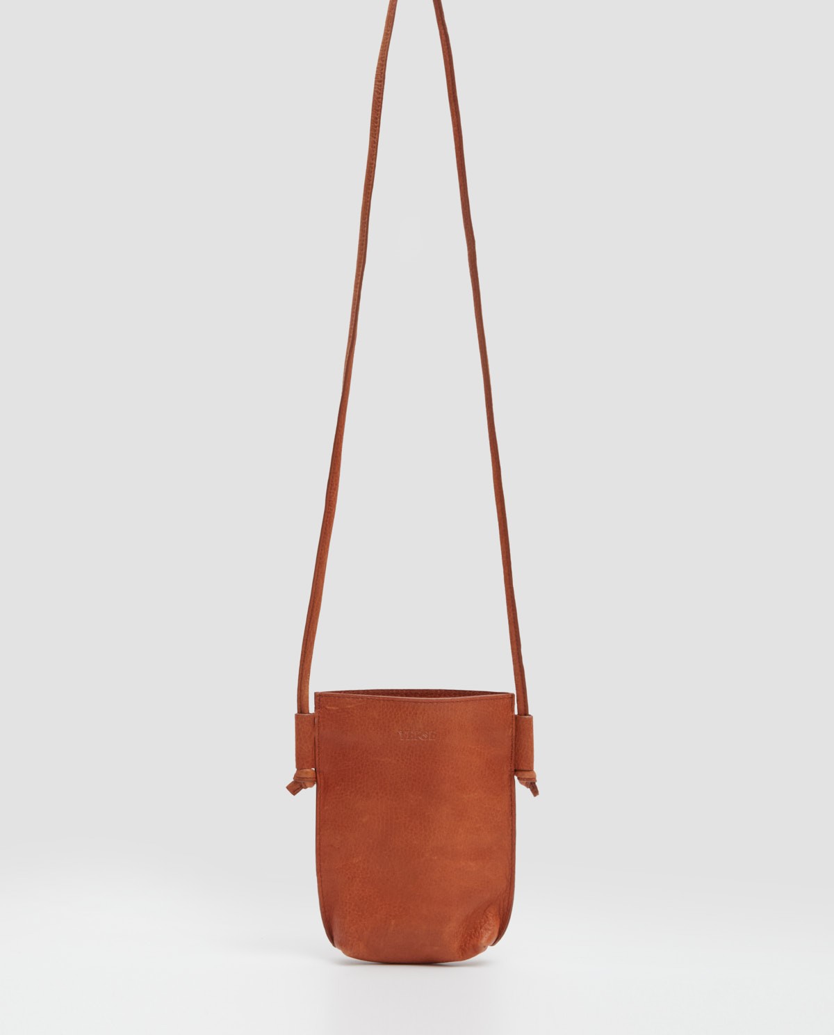 Leather mobile pouch CAMEL 3