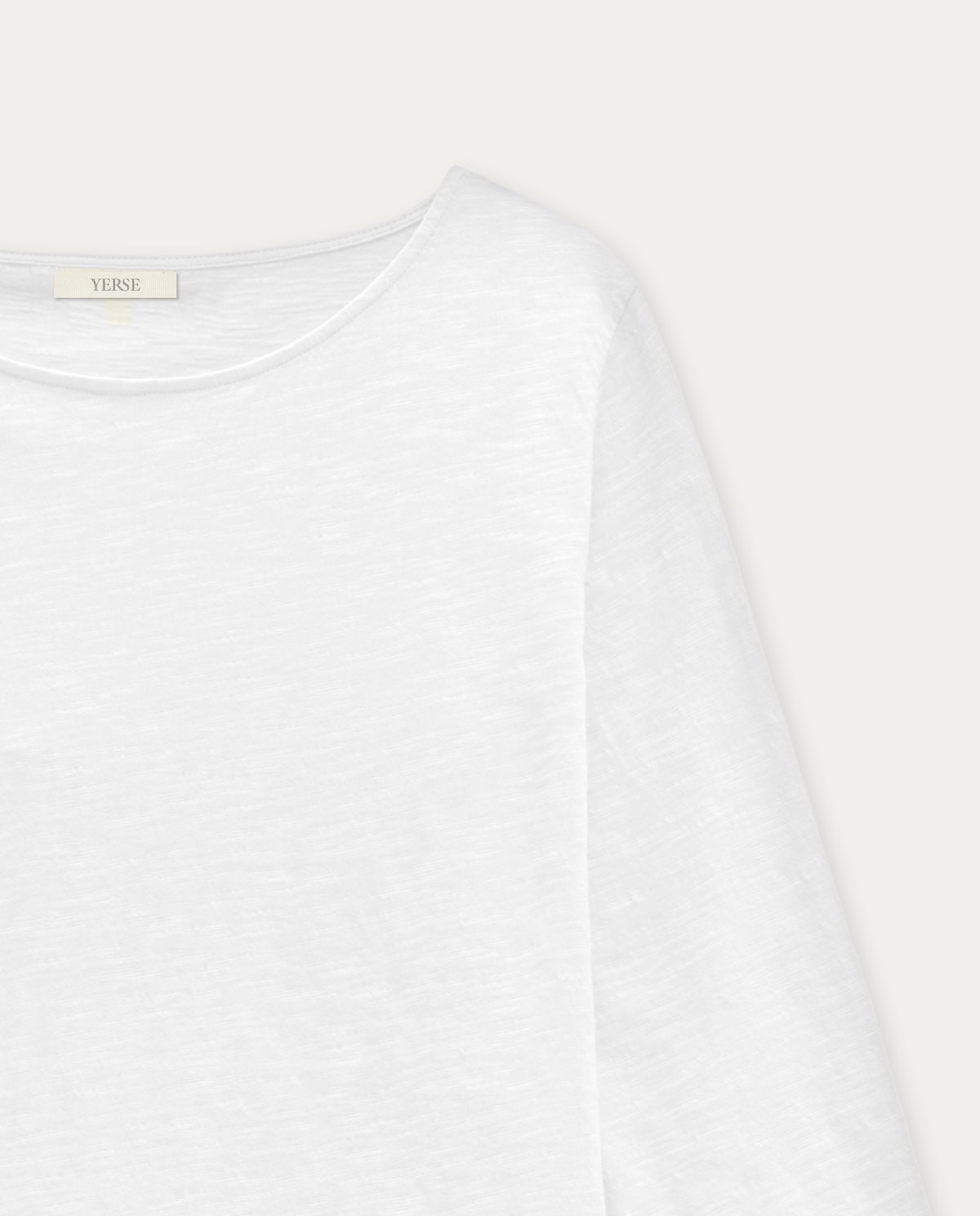 french sleeve t-shirt White 5