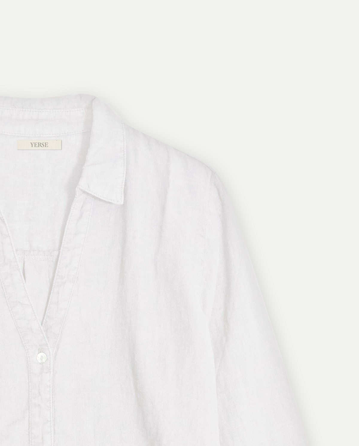 100% linen shirt White 5