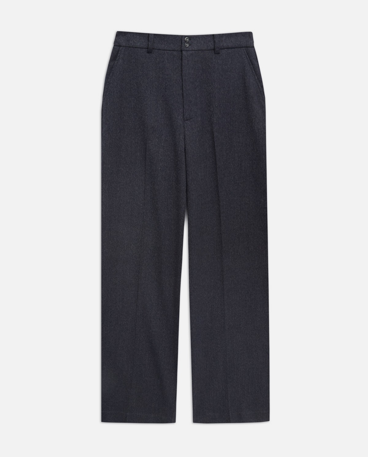 Pantalones wide leg azul marino 7