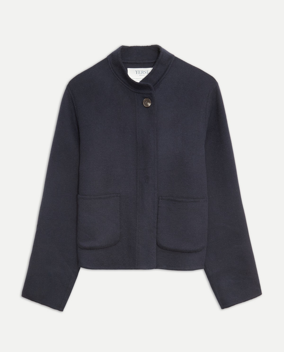 Handmade Coat With Wool navy 8
