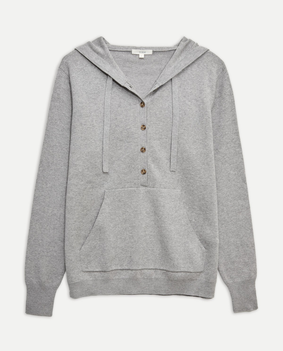 Jersey algodón orgánico capucha gris 6