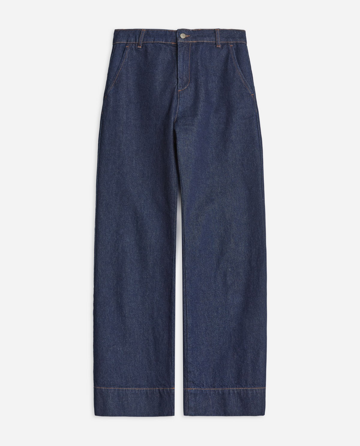 Tejanos anchos wide leg azul