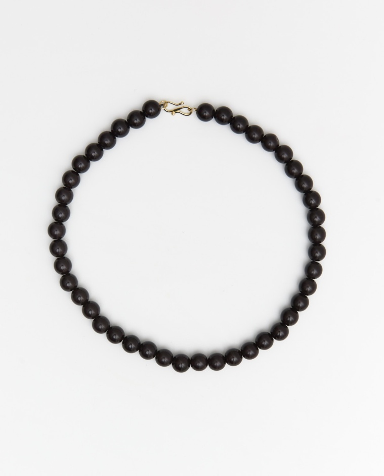 Collar bolas negro
