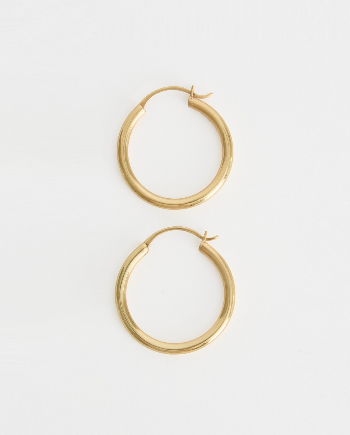 Pendientes aro dorado
