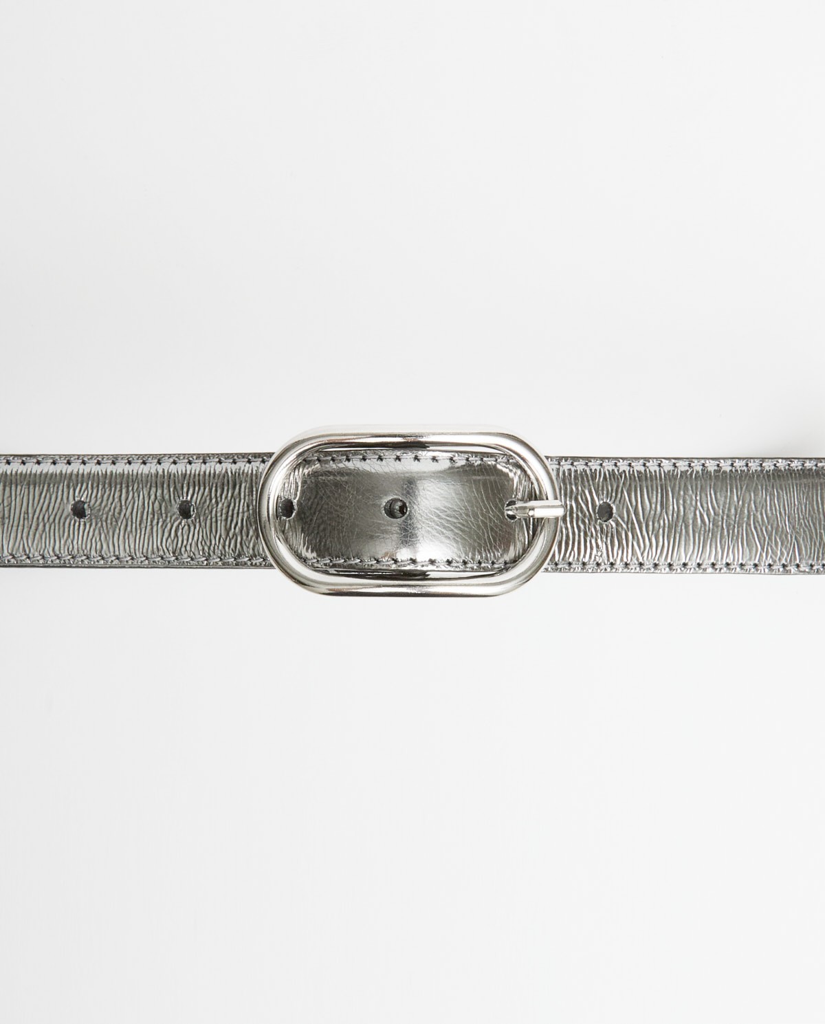 Silver metal belt hotsell