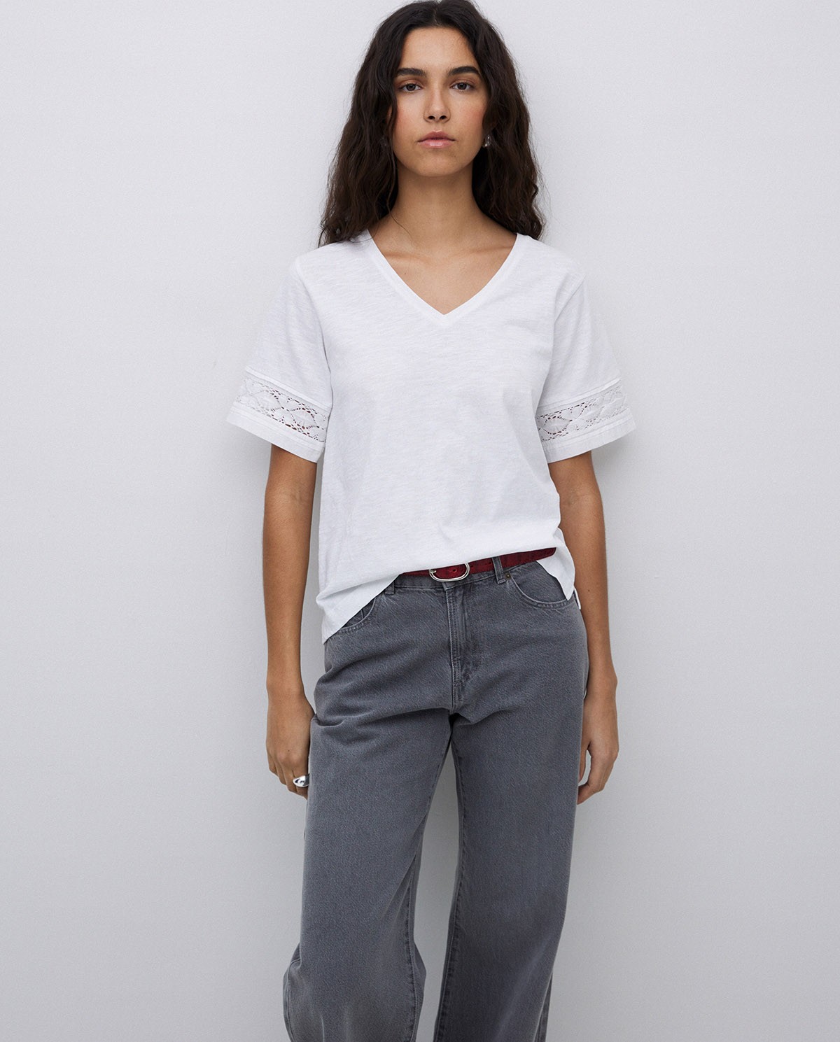 Camiseta puntillas blanco 1