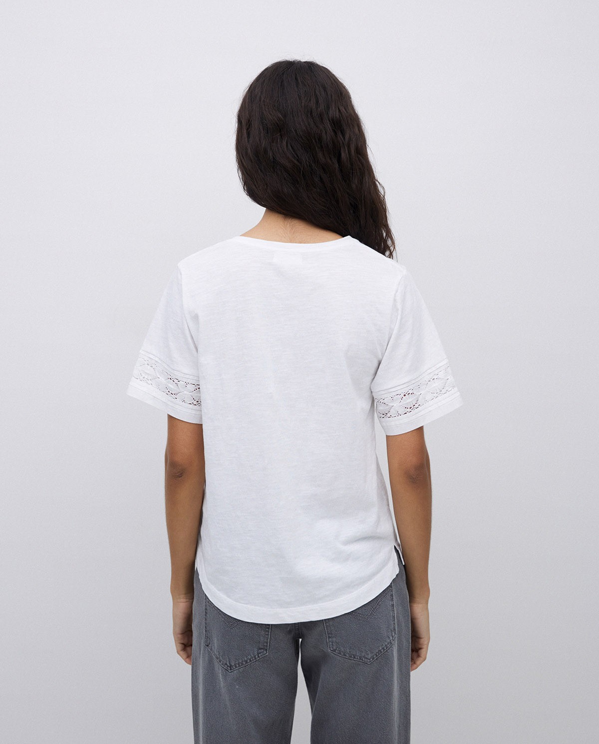 Camiseta puntillas blanco 3