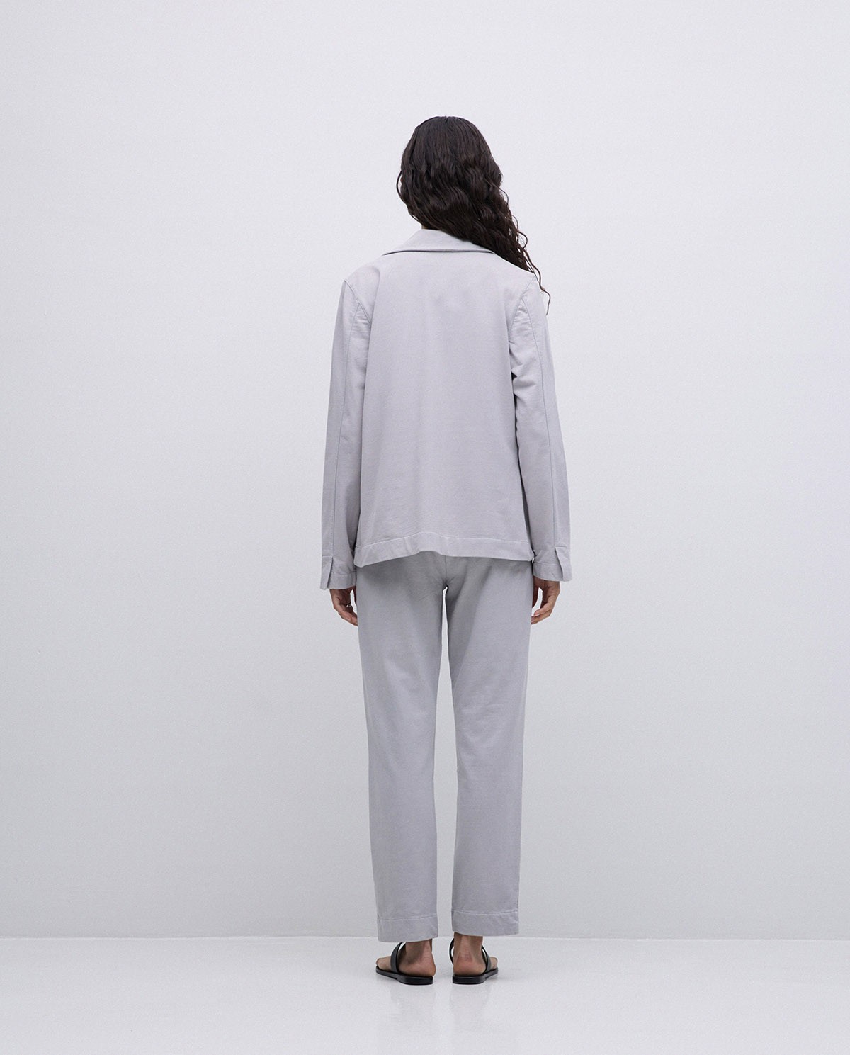 Americana cuello solapa gris 5