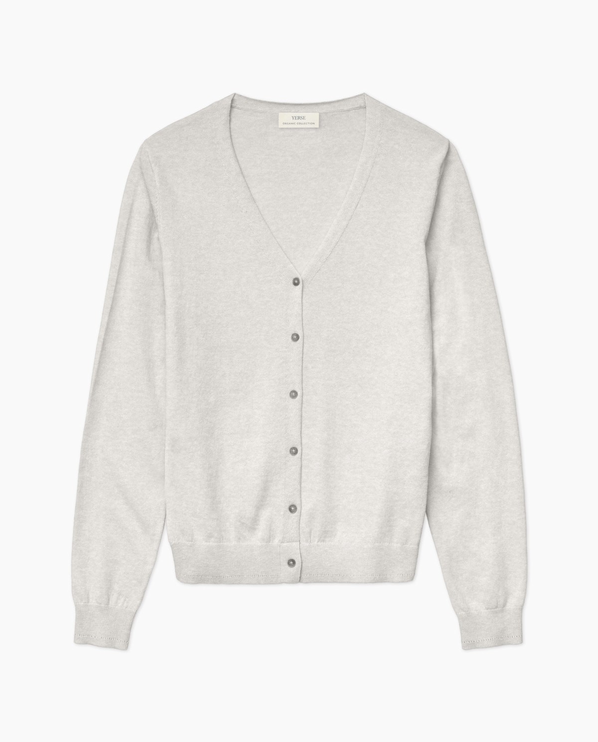 Cárdigan escote pico gris 6
