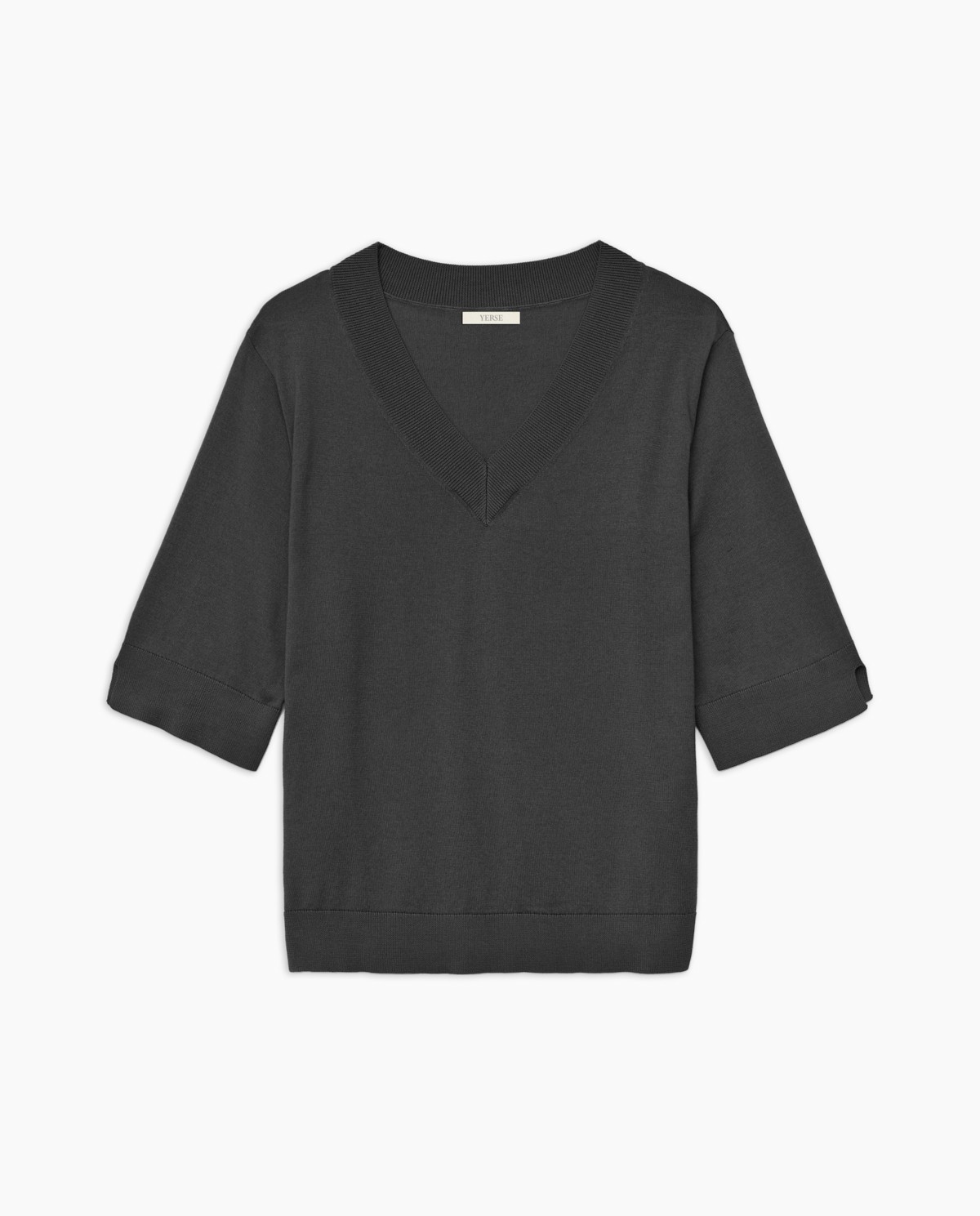 Jersey manga corta negro 6
