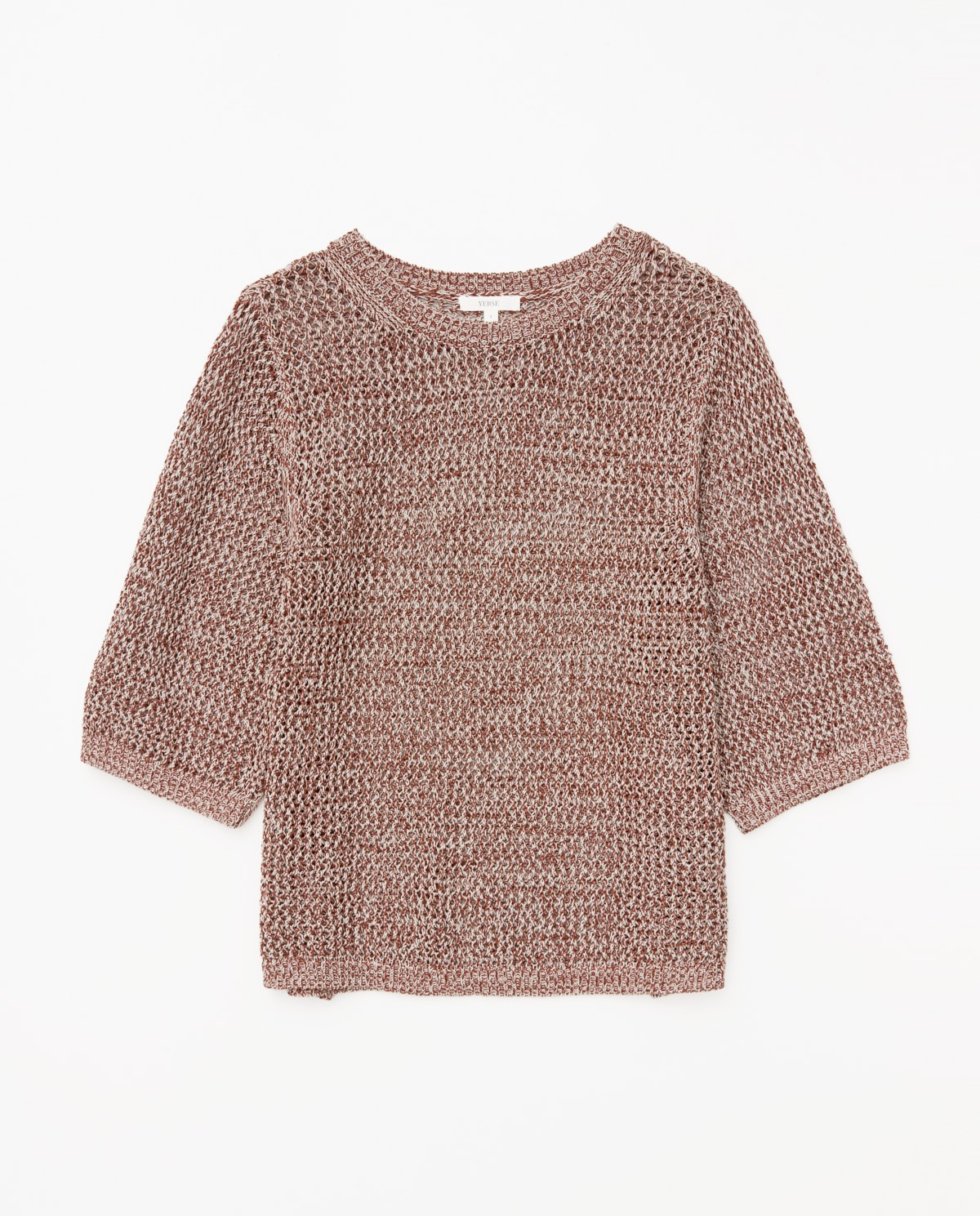 Jersey calado terracota 10