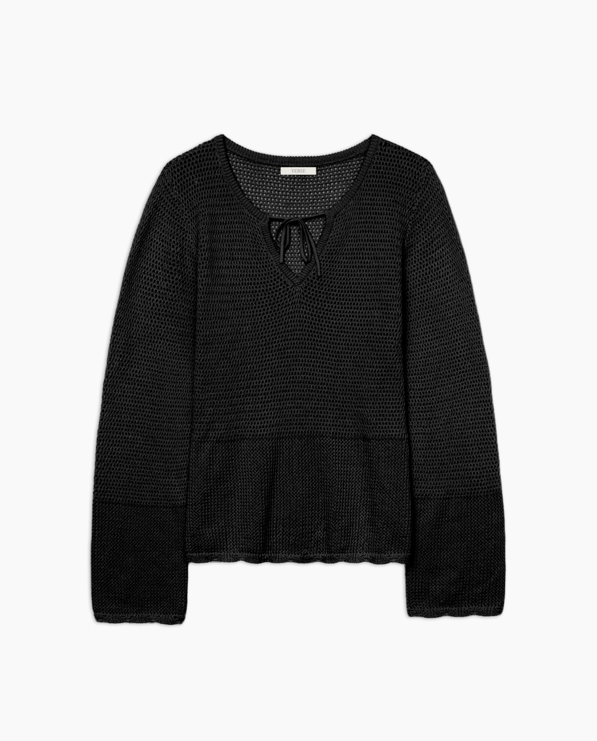 Jersey calado lazo negro
