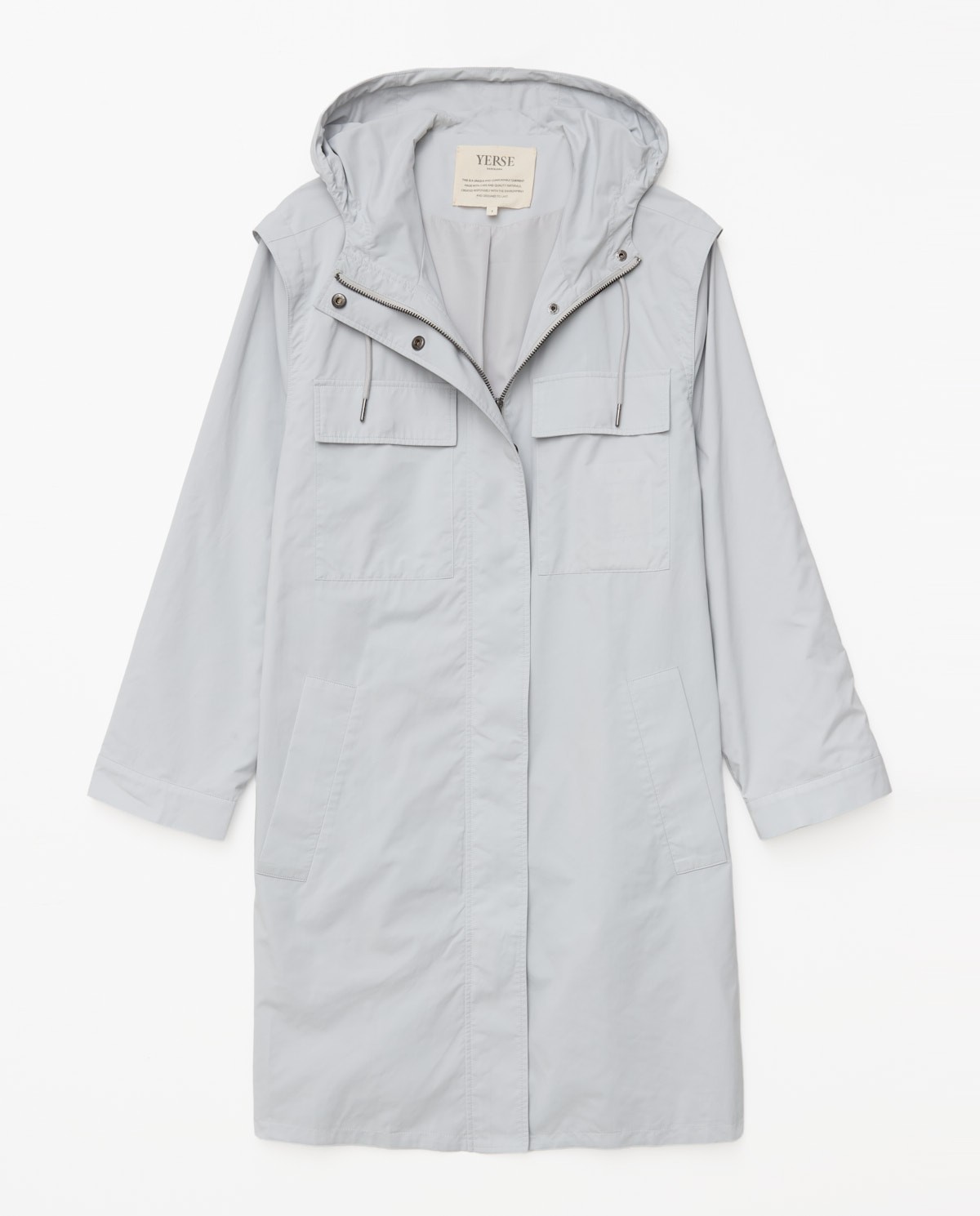 Grey hooded jacket 8
