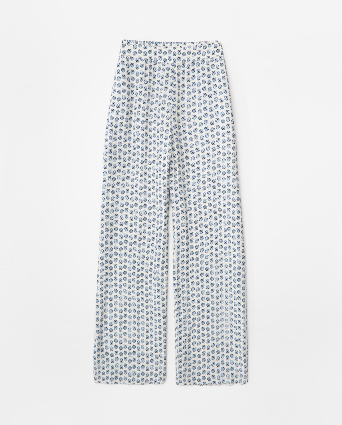 Pantalones fluidos EcoVero™ azul oscuro