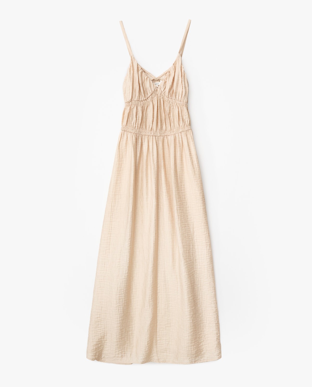 Vanilla empire-cut long dress