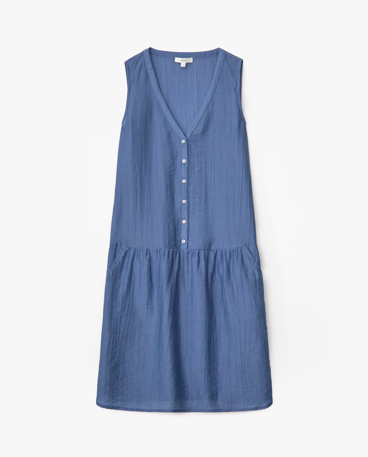Robe courte bleu satin 7