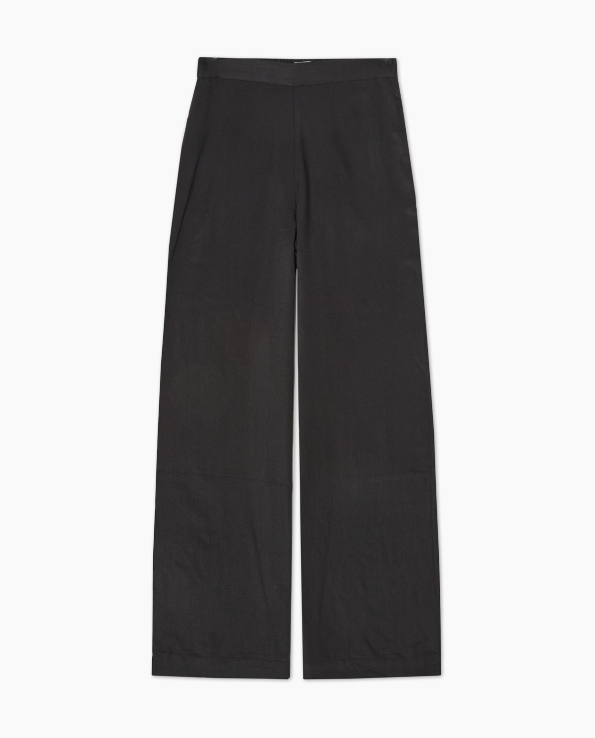 Pantalones wide leg tencel negro 6