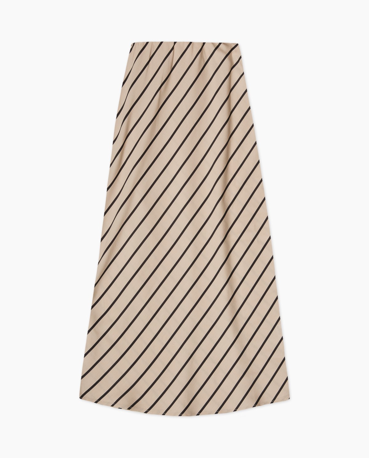 Ecru Tencel midi skirt