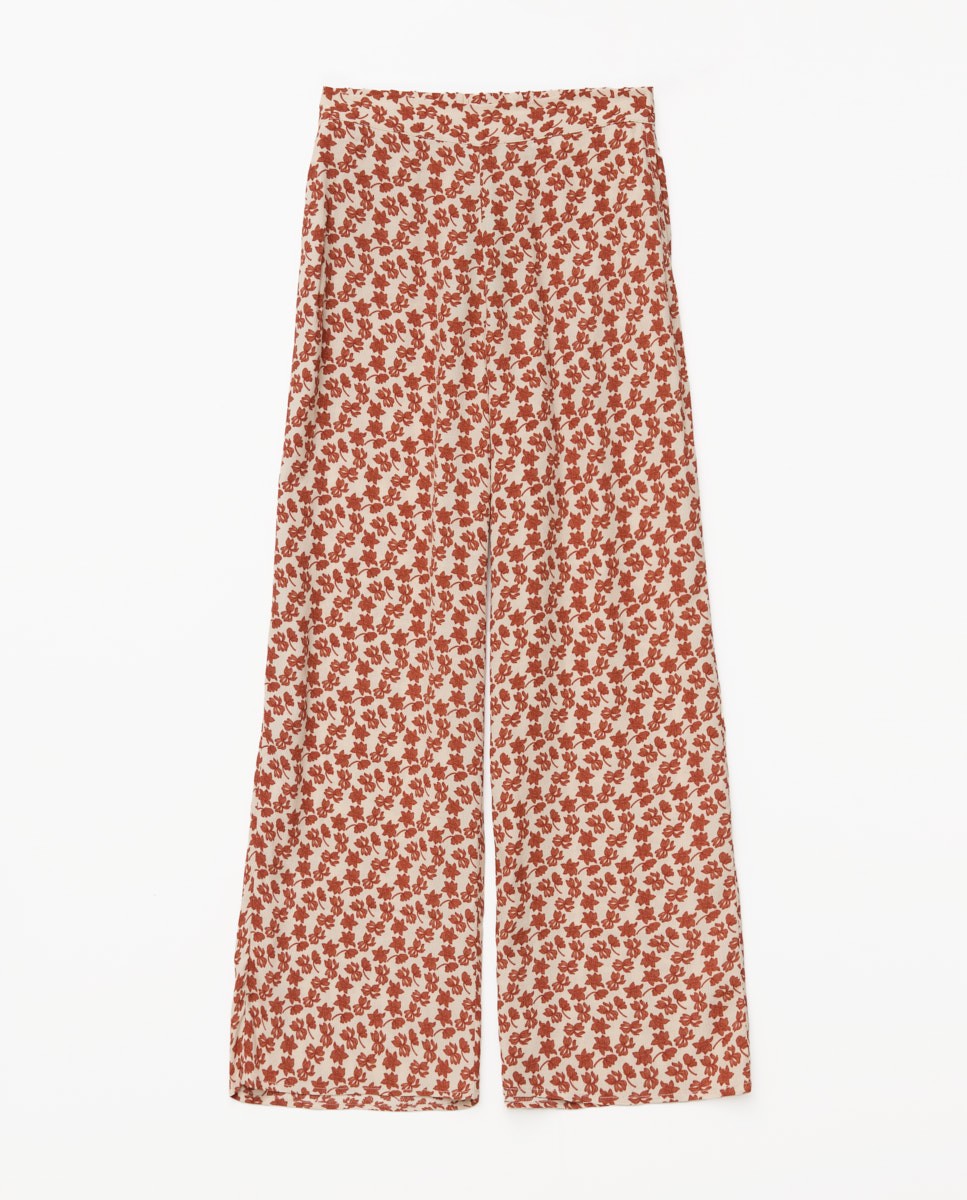 Pantalones cropped terracota 6
