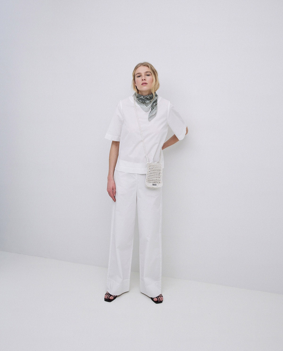 Chemise en popeline blanche 4