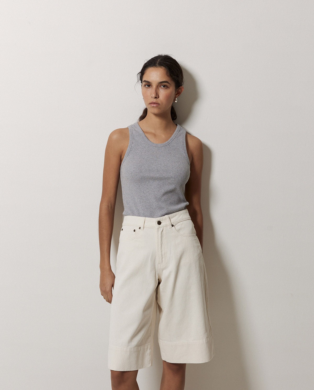 Raw denim Bermuda shorts 3