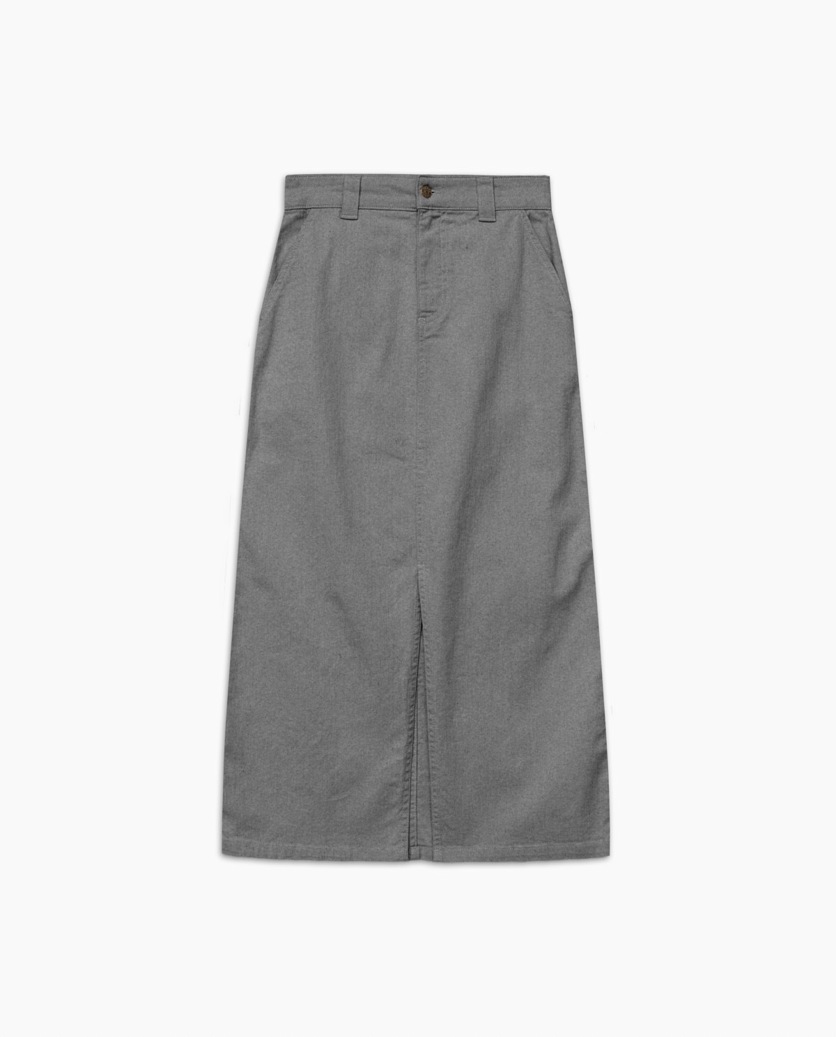 Falda tejana midi gris