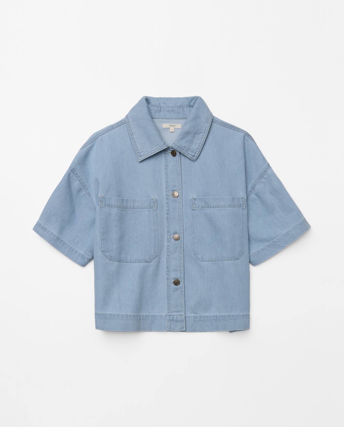 Jaqueta denim tencel blau 7
