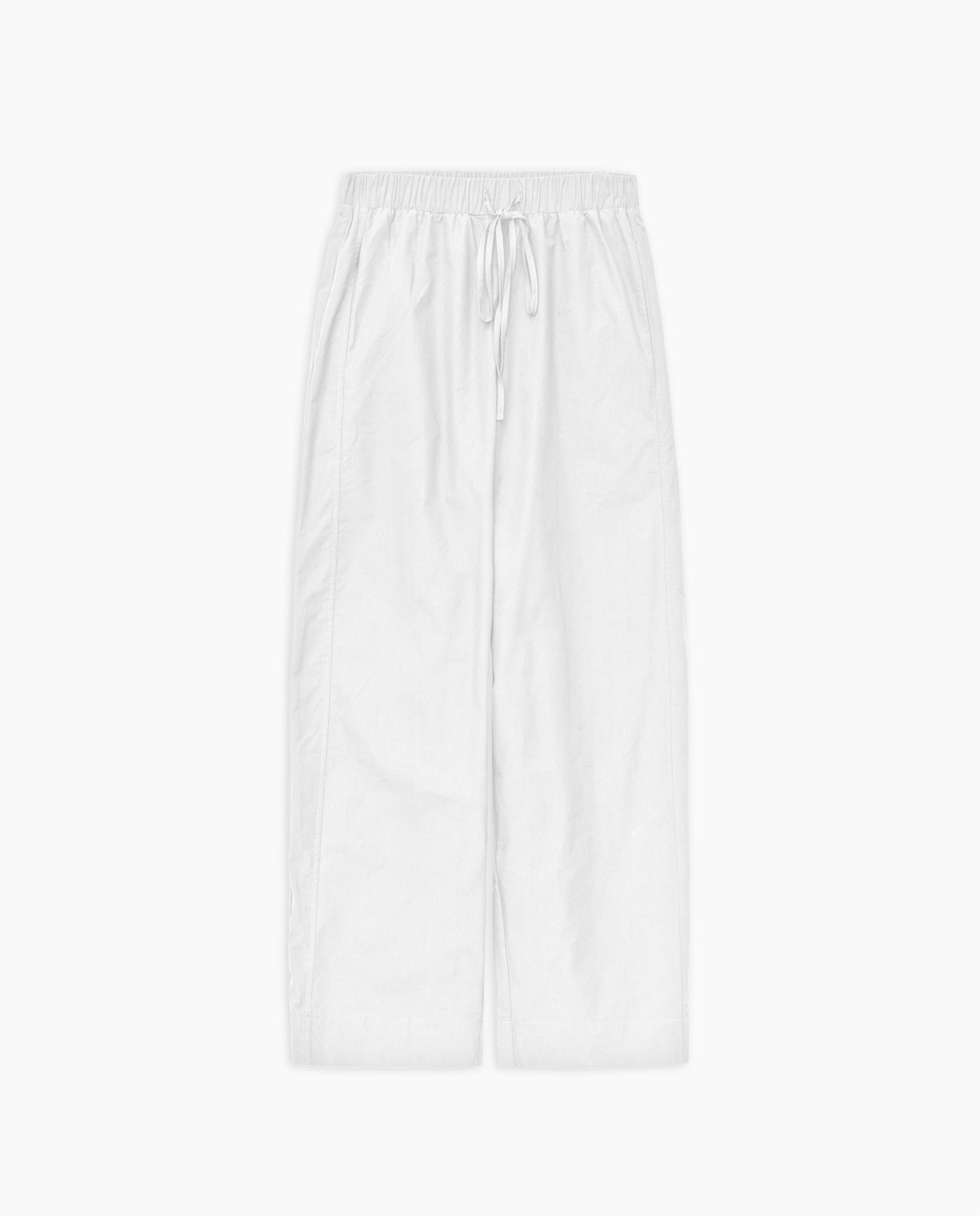 Pantalon balloon fit 100 % coton blanc 5
