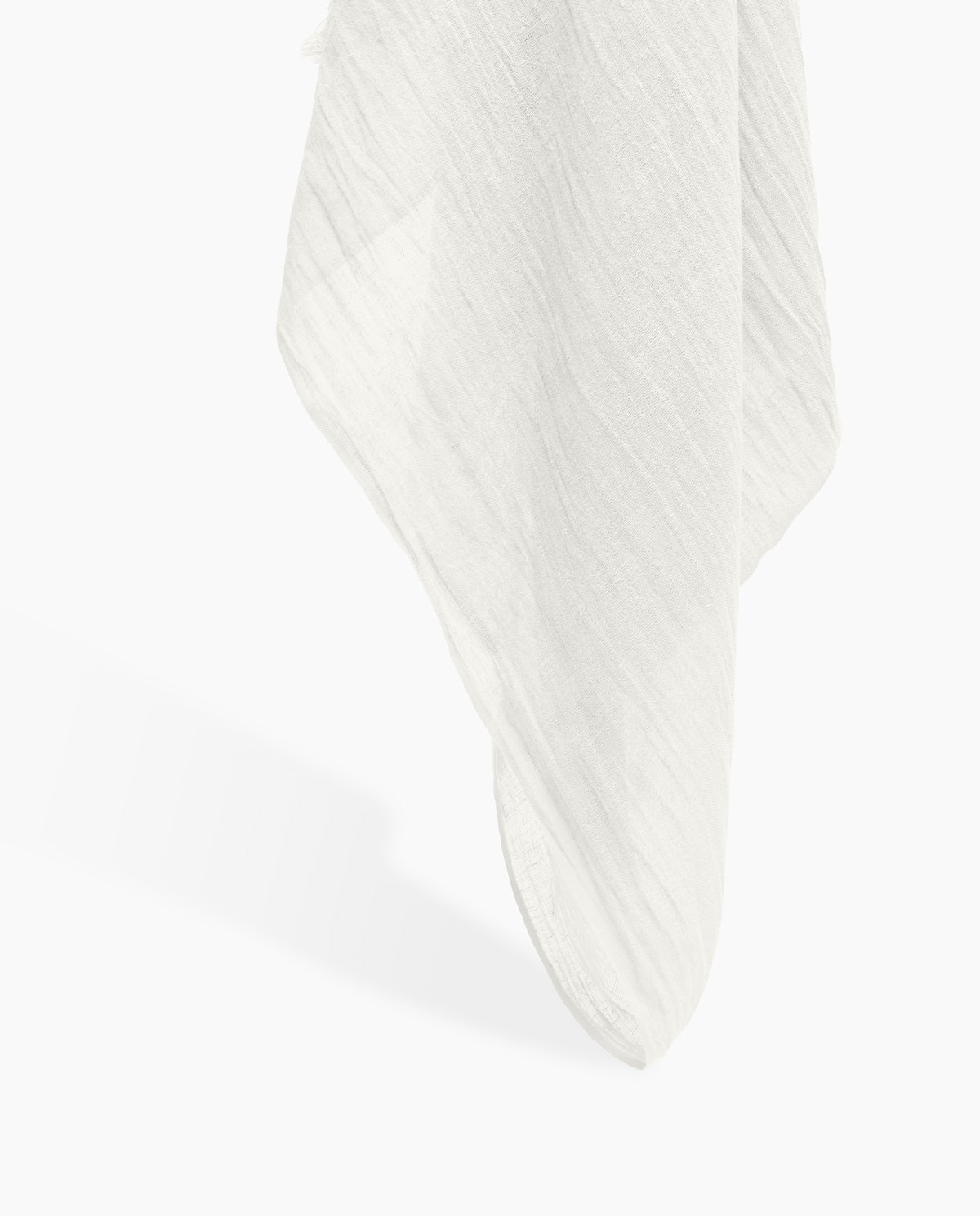 Foulard mousseline de coton et lin brut 3