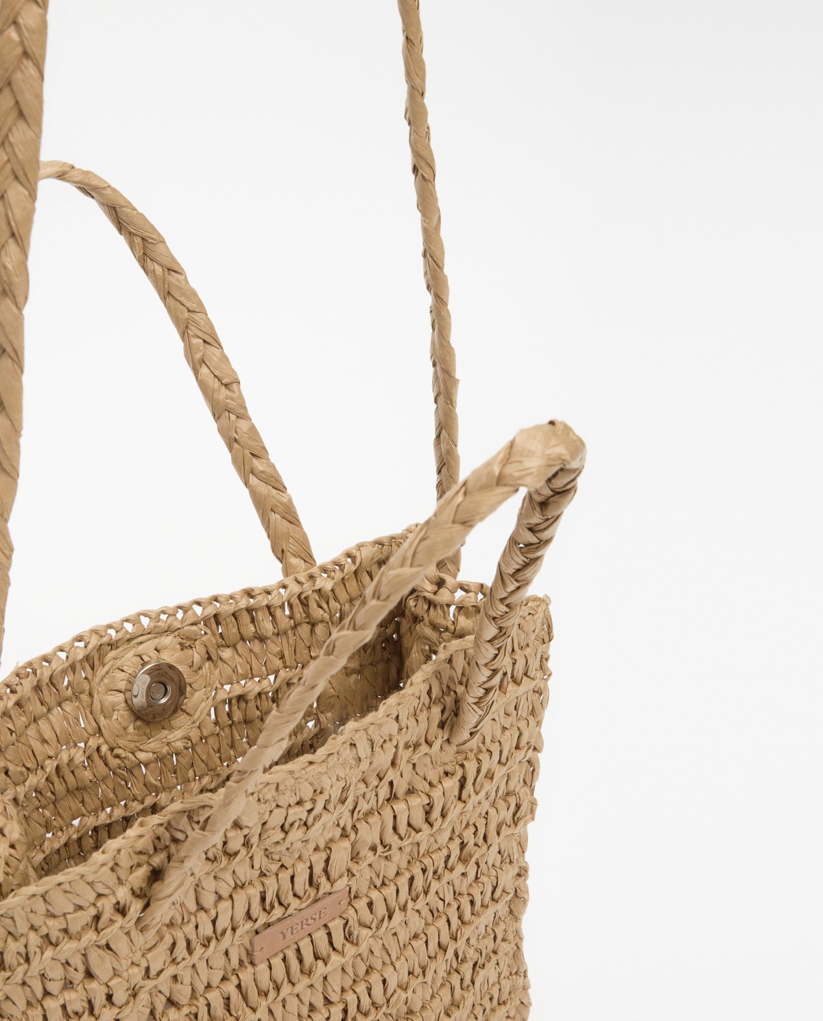 Natural raffia shoulder bag 4