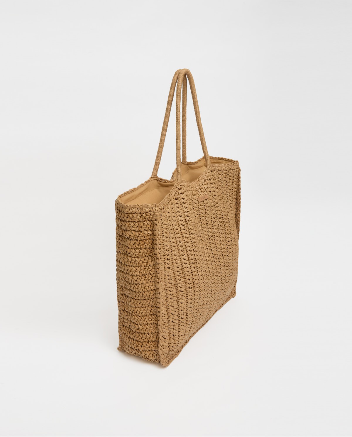 Natural raffia shopper bag 4